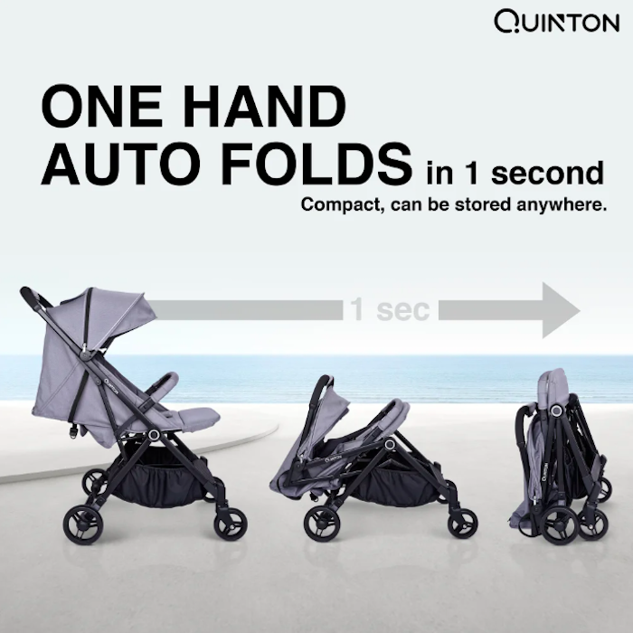 quinton baby cabin size light weight stroller airplane flight train bus car travel compact size 轻便手提自动折叠宝宝手推车旅行方便